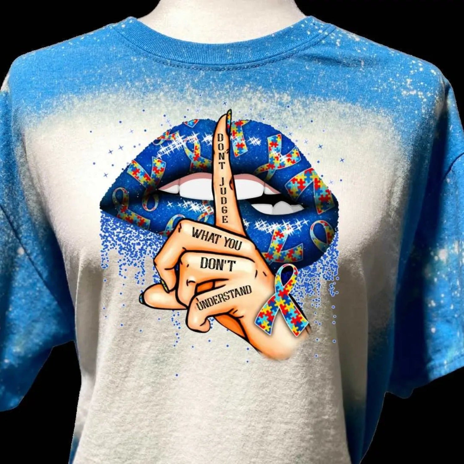 Dont Judge Bleached t-shirt