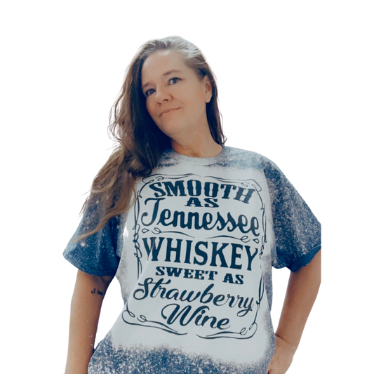 Tennessee Whiskey Strawberry Wine Adult T-Shirt