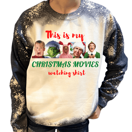 This is My Christmas Watching Shirt Adult Sweatshirt