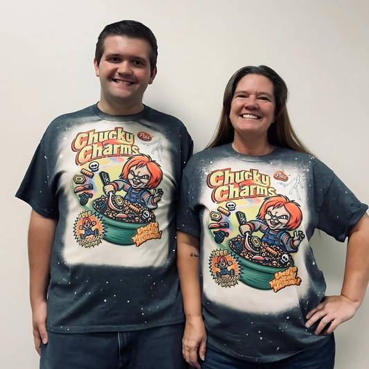 Chucky Charms Cereal Box Custom T-Shirt