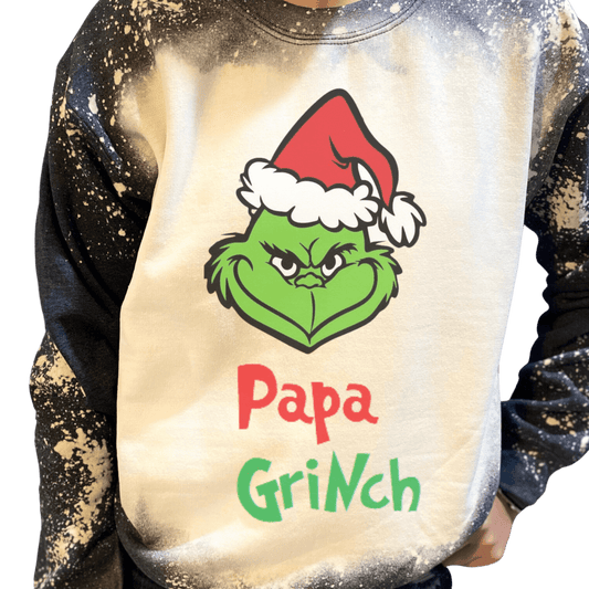 Mama or Papa Grinch Christmas Sweatshirt